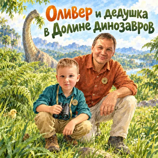 Именная книга про динозавров