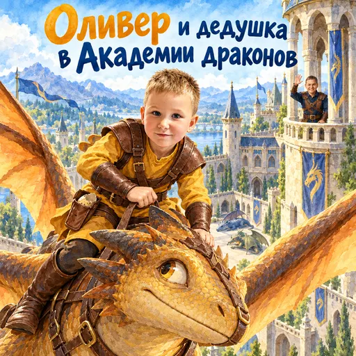 Именная книга про драконов