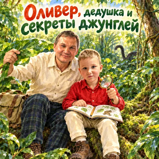 Именная книга про джунгли