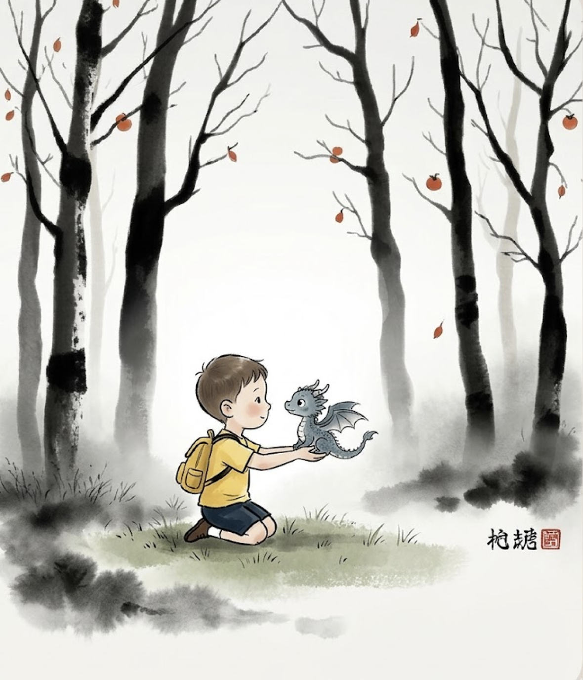 Ink & Wash illustration style