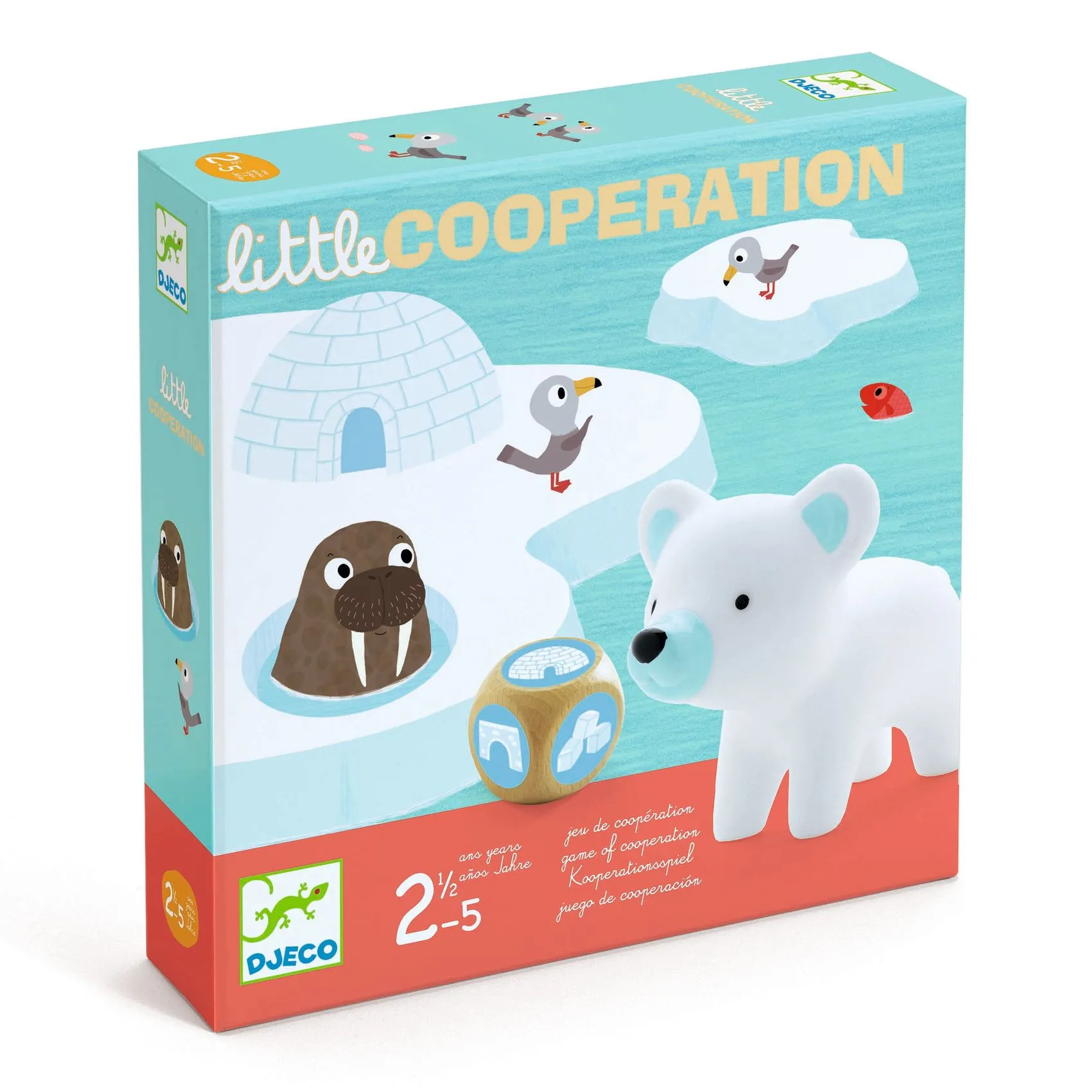 Little Cooperation by Djeco β cooperative animal board game