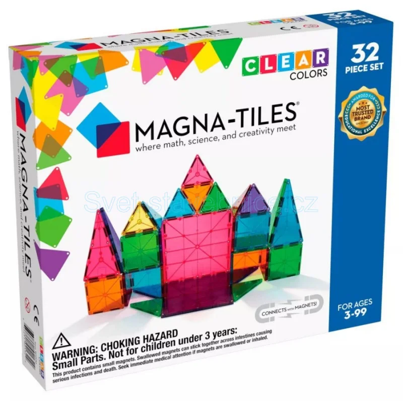 Magna-Tiles magnetic building set β endless builds for a 3 year old