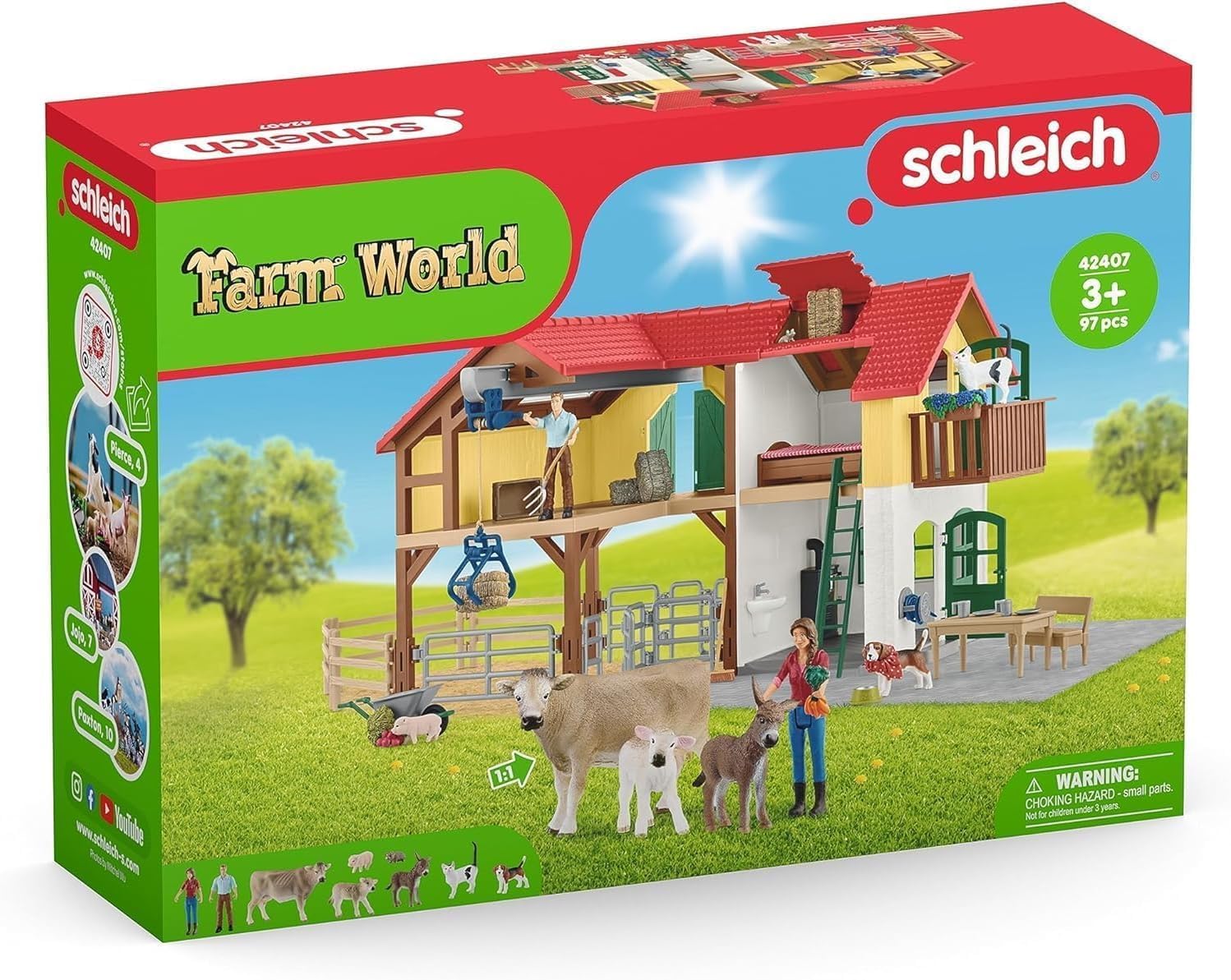 Schleich Farm World playset β the toy Oli played with the most at age 3