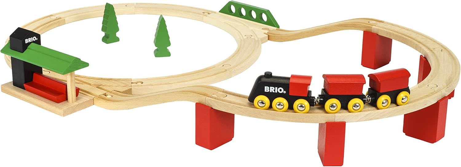 BRIO wooden train set β the favourite toy of Oli and his friends at age 3