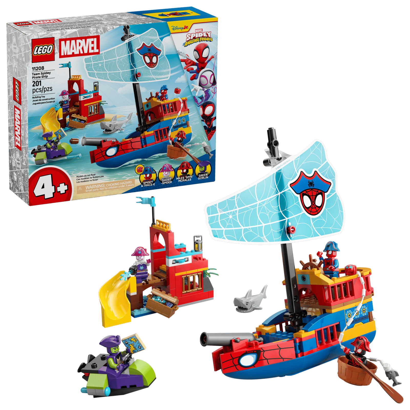 Lego 4+ starter set, easy enough for a four year old to build independently